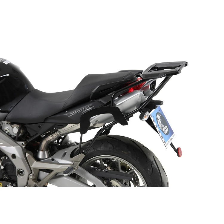 Hepco & Becker 650.7508 Rear Alu Rack, Black For Aprilia SL750 Shiver From 2010 2 Hepco & Becker 650.7508 Rear Alu Rack, Black For Aprilia SL750 Shiver From 2010 - Image 2