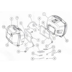 Hepco & Becker 650.799 00 01 Side Carrier For Buell XB12 Ulysses