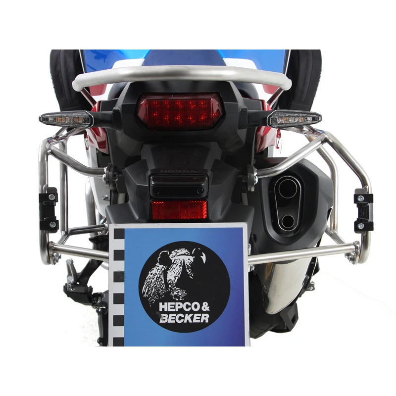 Hepco & Becker 651.9510 00 22 Cutout Side Carrier With Cases Honda Africa Twin (2018-) 2 Hepco & Becker 651.9510 00 22 Cutout Side Carrier With Cases Honda Africa Twin (2018-) - Image 2