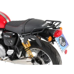 Hepco & Becker 654.7542 01 01 Rear Rack, Black For Triumph Thruxton & R (2016-) -Givi Store hepco becker 654 7542 01 01 rear rack image3