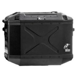 Hepco & Becker Xplorer 30 Liter Sidecase Black Aluminum Right -Givi Store hepco becker xplorer 30liter side case black 02 1