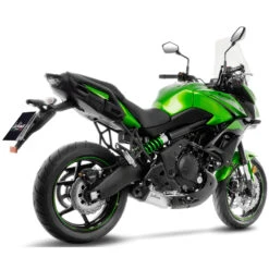 LeoVince 14322 Underbody 2-into-1 Full Exhaust, Titanium For Versys 650/LT '17-'21