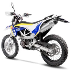 LeoVince 14325E LV One Evo Slip-on Exhaust, Carbon For Supermoto/Enduro 701 '17-'22