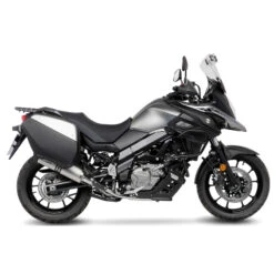 LeoVince 14377E LV One Evo Slip-on Exhaust, Stainless For Suzuki V-Strom 650/XT '17- -Givi Store leovince 14377e lv one evo slip on exhaust image4