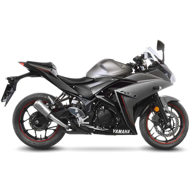 LeoVince 15212 LV-10 Stainless Slip-on Exhaust For Yamaha YZF-R3/MT-03 '15-'21 2 LeoVince 15212 LV-10 Stainless Slip-on Exhaust For Yamaha YZF-R3/MT-03 '15-'21 - Image 2