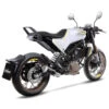LeoVince 15219B LV-10 Black Slip-on Exhaust For Husqvarna Svartpilen/Vitpilen 401 '18-'19