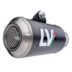 LeoVince 15242C LV-10 Carbon Slip-on Exhaust For Husqvarna Vitpilen/Svartpilen '20- -Givi Store leovince 15242c lv 10 carbon slip on exhaust image5