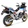 LeoVince 15302 LV-12 Stainless Slip-on Exhaust For Honda Africa Twin '20-