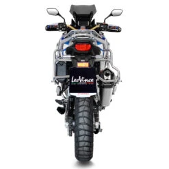 LeoVince 15302 LV-12 Stainless Slip-on Exhaust For Honda Africa Twin '20- -Givi Store leovince 15302 lv 12 stainless slip on exhaust image3
