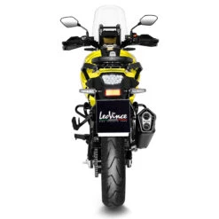LeoVince 15303B LV-12 Black Slip-on Exhaust For Suzuki V-Strom 1050 ABS/XT (2020-) -Givi Store leovince 15303b lv 12 black slip on exhaust image3
