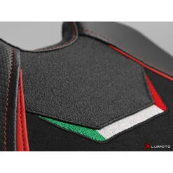 Luimoto 1451101 Veloce Seat Cover, Rider For Ducati Panigale V4 (2018-) -Givi Store luimoto 1451101 veloce seat cover rider image4
