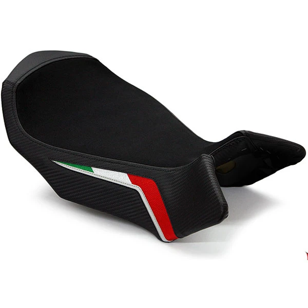 Luimoto 7041101 Team Italia Suede Seat Cover For MV Agusta Brutale 910R 1078RR 2 Luimoto 7041101 Team Italia Suede Seat Cover For MV Agusta Brutale 910R 1078RR - Image 2