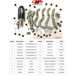M4 SU9164T Street Slayer Full Exhaust, Carbon Muffler For Suzuki GSX-R1000 (2017-) -Givi Store m4 su9164t street slayer full exhaust carbon image4