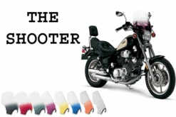 Memphis Shades Shooter 2-Point Handlebar Mounted Universal Windshield -Givi Store memphis shades shooter