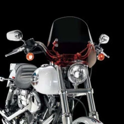 Memphis Shades Shooter 2-Point Handlebar Mounted Universal Windshield -Givi Store memphis shades shooter.2