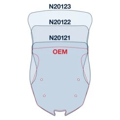 National Cycle N20122 VStream Windshield For Kawasaki Z1000SX (2017-) -Givi Store national cycle n20121 vstream windshield image8