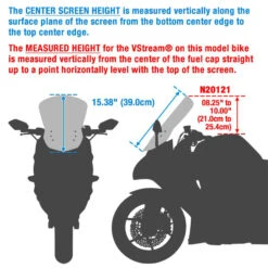 National Cycle N20122 VStream Windshield For Kawasaki Z1000SX (2017-) -Givi Store national cycle n20122 vstream windshield image7