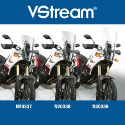 National Cycle N20338 VStream Sport/Touring Windscreen, Light Gray For Tenere 700 '20- -Givi Store national cycle n20337 vstream short windscreen image4