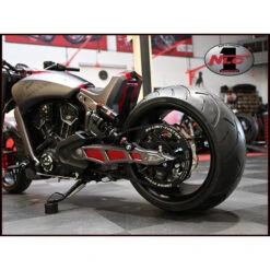 NLC IS-3010-3 Aluminum Swing Arm, Black For Indian Scout (2015-) W/ 300 Mm Tire -Givi Store nlc is 3010 aluminum swing arm raw image3