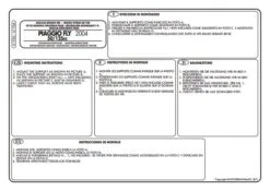 Givi A110A Windshield Fitting Kit For Piaggio Fly 50 & 125 & 150 '04-'09 -Givi Store piaggio20Fly203