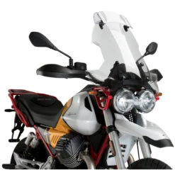 Puig 21442W Touring Windshield With Visor For Moto Guzzi V85 TT (2021-)