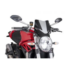 Puig 7013 Windshield For Ducati Monster 1200 (2014-current) -Givi Store puig 7013f windshield monster 1200 image3