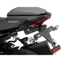 Puig 9629N License Support, Black For Kawasaki Ninja 400 (2018-)