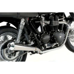 QD ATRI0110003 MaXcone Twin Slip-on Exhaust Set For Triumph Bonneville T100 -Givi Store qd atri0110003 maxcone twin exhaust set image3