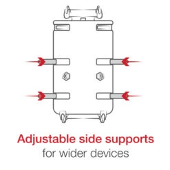 Ram Mount RAM-B-149Z-A-PD4U Quick-Grip (Large Phone) Phone Mount With Handlebar U-Bolt Base -Givi Store ram mount ram b 149z a pd4u xl phone mount image9