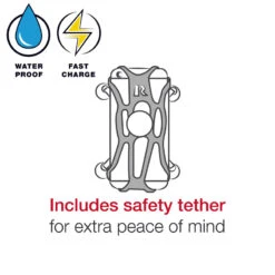 Ram Mount RAM-B-149Z-A-UN12W-V7M Tough-Charge Waterproof Wireless Charging Mount -Givi Store ram mount ram b 149z a un12w v7m image8