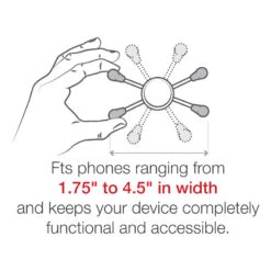 Ram Mount RAM-B-176-A-UN10U X-Grip Large Phone Mount With Motorcycle Fork Stem Base -Givi Store ram mount ram b 176 a un10u x grip phone mount image4