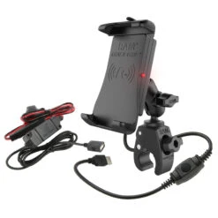 Ram Mount RAM-B-400-A-UN14W-V7M RAM Quick-Grip Waterproof Wireless Charging Mount With Tough-Claw