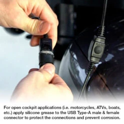 Ram Mount RAM-B-400-A-UN14W-V7M RAM Quick-Grip Waterproof Wireless Charging Mount With Tough-Claw -Givi Store ram mount ram b 400 a un14w v7m image6