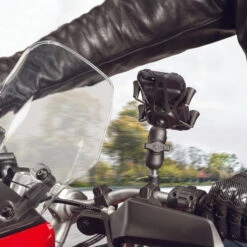 Ram Mount RAM-B-411U Large Gas Tank Ball Base For Motorcycles 4" -Givi Store ram mount rap b 201u a composite double socket arm image7 1