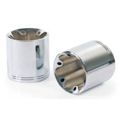 Remus EK41 Euro 5 Exhaust Straight V1 End Caps, Silver For BMW R18 '21-