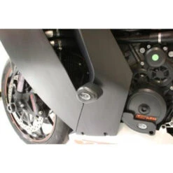 R&G CP0256BL Racing Frame Sliders For KTM RC8R (2009-current) -Givi Store rg cp0256bl racing frame sliders ktm rc8r 2