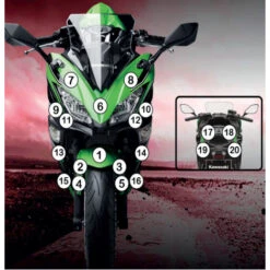 R&G SCPKAW013 Paint Protection Film For Kawasaki Ninja 650 (2017-) 9 R&G SCPKAW013 Paint Protection Film For Kawasaki Ninja 650 (2017-) -Givi Store rg racing scpkaw013 paint protection film image5