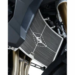 R&G SRG0001.SS Stainless Steel Radiator Guard For Triumph Tiger Explorer 1200 (2012-2015) -Givi Store rg stainless radiator guard triumph 1200 02