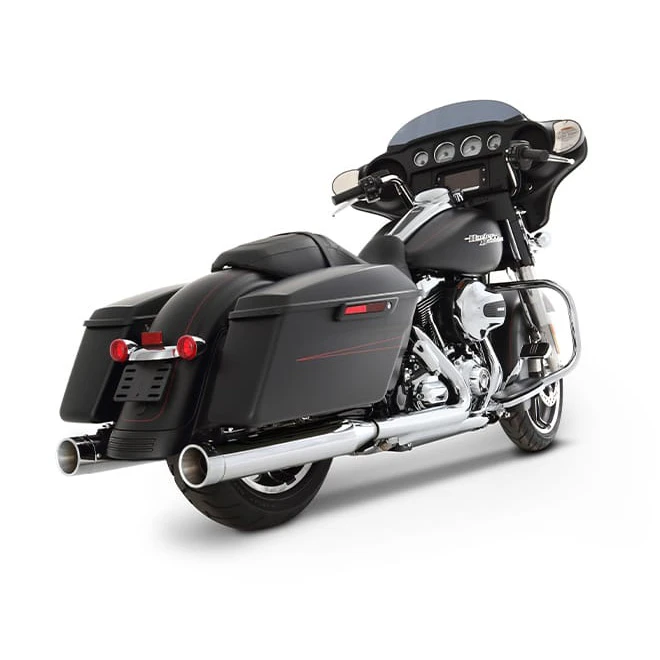 Rinehart Slip-on 4" Exhaust W/ Slot Caps For Harley Touring (2017-) 4 Rinehart Slip-on 4" Exhaust W/ Slot Caps For Harley Touring (2017-) - Image 4