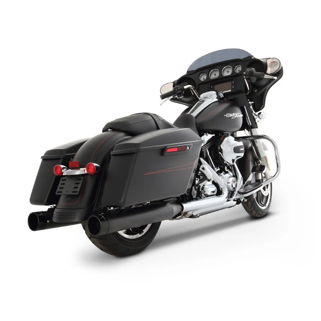 Rinehart Slip-on 4" Exhaust W/ Slot Caps For Harley Touring (2017-) 6 Rinehart Slip-on 4" Exhaust W/ Slot Caps For Harley Touring (2017-) - Image 6