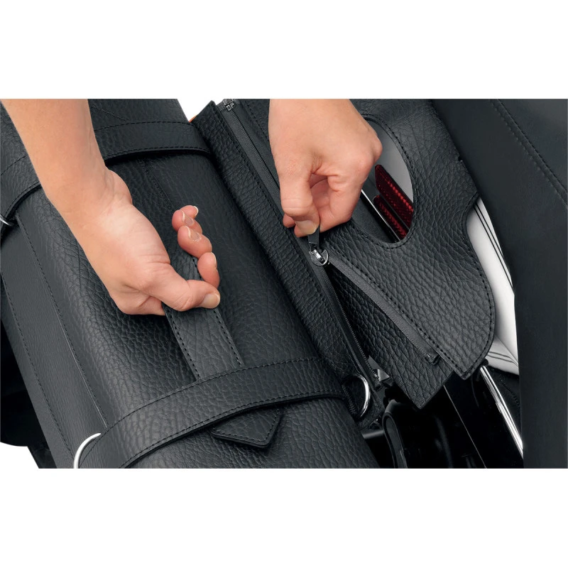 Saddlemen 3515-0081 S2600 Deluxe Sissy Bar Bag, Black 2 Saddlemen 3515-0081 S2600 Deluxe Sissy Bar Bag, Black - Image 2