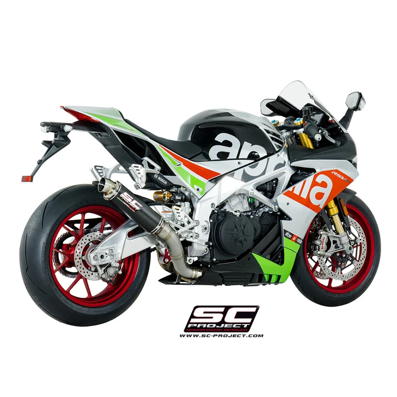 SC-Project A16-65C GP65 Exhaust For Aprilia RSV4 RF / RR, Tuono V4 1100 (2017-2019) 2 SC-Project A16-65C GP65 Exhaust For Aprilia RSV4 RF / RR, Tuono V4 1100 (2017-2019) - Image 2