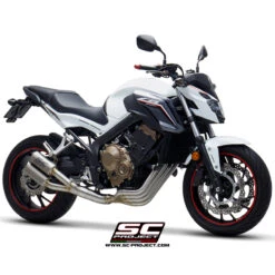 SC-Project H30-CD38T CR-T 4-1-2 Full Exhausts For Honda CB650F (2017-2018) -Givi Store sc project h30 cd38t cr t 4 1 2 full exhausts image4