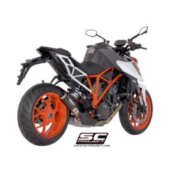 SC-Project KTM10-K38 CR-T Slip-on Exhaust For KTM Super Duke R 1290 '17-'19 -Givi Store sc project ktm10 k38 cr t slip on exhaust image4