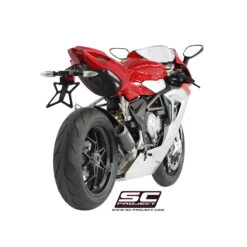 SC-Project M03-H38C CR-T High Mount Conic Exhaust MV Agusta F3 675 '11-'15 And F3 800 '13-'16 -Givi Store sc project m03 h38c cr t high mount conic exhaust image5