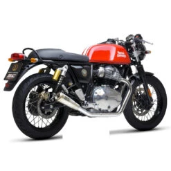 SC-Project RE01-43A S1-GP Slip-on Exhaust For Royal Enfield Continental GT / Interceptor 650 -Givi Store sc project re01 43a s1 gp slip on exhaust image4