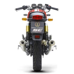 SC-Project RE01-43A S1-GP Slip-on Exhaust For Royal Enfield Continental GT / Interceptor 650 -Givi Store sc project re01 43a s1 gp slip on exhaust image6