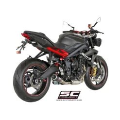 SC-Project T13-38C CR-T Exhaust For Triumph Street Triple / R / RX (2013-2016) -Givi Store sc project t13 38c cr t exhaust image3