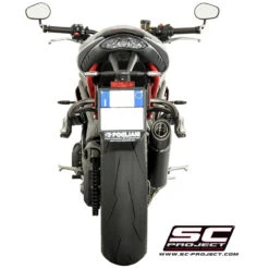 SC-Project T16-L35C Conic Slip-on Exhaust For Triumph Speed Triple 1050 (2016-2017) -Givi Store sc project t16 l35c conic slip on exhaust image7
