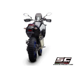 SC-Project Y28-93T SC1-R Slip-on Exhaust, Titanium For Yamaha Tenere 700 (2019-) -Givi Store sc project y28 93t sc1 r slip on exhaust titanium image4